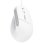Ratón Trust Bayo II con cable 2400 DPI vertical ergonómico clics silenciosos 6 botones blanco