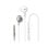 Auscultadores Baseus com cabo jack de 3,5 mm, design ergonómico e alta fidelidade