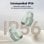 Edifier Audífonos Inalámbricos De Oído Abierto, 28 H Y Ip56, Color Verde