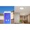 Interruptor inteligente Sonoff T2EU2C-TX WiFi RF433MHz vidrio templado retroiluminado blanco