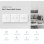Interruptor inteligente Sonoff T2EU2C-RF doble canal RF433MHz, táctil cristal, Alexa/Google