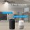 Controlador de Ventilador Sonoff iFan04-H Wi-Fi RF 433MHz Blanco para Techo 100–240V