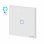 Interruptor inteligente Sonoff T0EU1C-TX Wi-Fi, control táctil, panel vidrio templado blanco