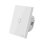 Interruptor inteligente Sonoff T0EU1C-TX Wi-Fi, control táctil, panel vidrio templado blanco