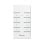 Mando RF Sonoff RM433R2 8 Botones 433MHz Blanco Sin Wi-Fi Compatibilidad Avanzada