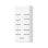 Mando RF Sonoff RM433R2 8 Botones 433MHz Blanco Sin Wi-Fi Compatibilidad Avanzada