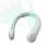 Ventilador de cuello JisuLife sin aspas 5.000mAh 5 velocidades flexible y Tipo-C