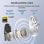 Casque sans fil Bluetooth 5.4 Edifier avec suppression du bruit par IA et microphone