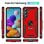 Custodia magnetica digitale Max Power per Samsung Galaxy A35 5G con anello rotante