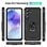 Max Power Digital Magnetic Case für Samsung Galaxy A55 5G Hülle mit drehbarem Ring Schwarz