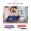 Capa magnética digital Max Power para Samsung Galaxy A15 com anel giratório azul