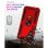 Max Power Digital Funda Magnética Para Samsung Galaxy A15 Carcasa Con Anillo Giratorio Rojo