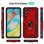 Max Power Digital Funda Magnética Para Samsung Galaxy A15 Carcasa Con Anillo Giratorio Rojo