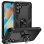 Max Power Digital Magnetic Case für Samsung Galaxy A15 Hülle mit drehbarem Ring Schwarz