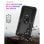 Max Power Digital Magnetic Case für Samsung Galaxy A15 Hülle mit drehbarem Ring Schwarz