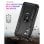 Max Power Digital Magnetic Case für Samsung Galaxy A34, Schwarze drehbare Ringhülle