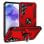 Max Power Digital Magnetic Case für Samsung Galaxy A52/A52s 5G Hülle mit drehbarem Ring, Rot