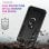 Max Power Digital Funda Magnética Para Samsung Galaxy A52/a52s 5g Carcasa Con Anillo Giratorio Negro
