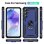 Max Power Digital Magnetic Case für Samsung Galaxy A52/A52s 5G Hülle mit drehbarem Ring, Blau