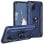 Capa magnética digital Max Power para Oppo A72/A52/A92 com anel giratório azul