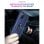 Capa magnética digital Max Power para Oppo A72/A52/A92 com anel giratório azul