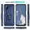 Capa magnética digital Max Power para Oppo A72/A52/A92 com anel giratório azul