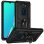 Max Power Digital Magnetic Case für Oppo A9 2020/A5 2020 Hülle mit drehbarem Ring Schwarz