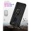 Max Power Digital Magnetic Case für Oppo A9 2020/A5 2020 Hülle mit drehbarem Ring Schwarz
