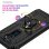 Max Power Digital Magnetic Case für Oppo A9 2020/A5 2020 Hülle mit drehbarem Ring Schwarz
