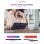 Max Power Digital Magnetic Case für Oppo A9 2020/A5 2020 Hülle mit drehbarem Ring, Blau