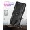 Max Power Digital Funda Magnética Para Oppo A72 / A52 / A92 Carcasa Con Anillo Giratorio Negro