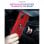 Capa magnética digital Max Power para Oppo A72/A52/A92 com anel rotativo vermelho