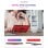 Capa magnética digital Max Power para Oppo A72/A52/A92 com anel rotativo vermelho