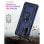 Max Power Digital Magnetic Case für Oppo A74 5G/A93 5G/A54 5G Hülle mit drehbarem Ring, Blau