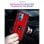 Capa magnética digital Max Power para Xiaomi Redmi Note 12 5g com anel giratório vermelho