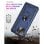 Max Power Digital Magnetic Case für Xiaomi Mi 11 Lite mit drehbarem Ring, Blau