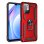 Capa magnética digital Max Power para Xiaomi Redmi Note 10 5G/Poco M3 Pro 5G com suporte de anel giratório vermelho