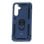 Coque magnétique numérique Max Power pour Samsung Galaxy A52/A52S 5G avec anneau rotatif bleu