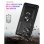 Custodia magnetica digitale Max Power per Xiaomi Poco F5 5G con anello rotante, nera