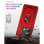 Max Power Digital Magnetic Case für Xiaomi Redmi Note 13 5G Hülle mit drehbarem Ring, Rot