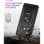 Capa magnética digital Max Power para Xiaomi Redmi Note 13 4g com anel giratório, preta