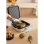Sandwichera Create 160584_358173 Blanca 1400W Doble Placa Temperatura Ajustable Antiadherente