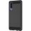 Custodia Max Power Digital in fibra di carbonio per Huawei P30, antiurto, in silicone nero.
