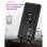 Custodia magnetica digitale Max Power per Xiaomi Mi 12 Lite con anello rotante, nera