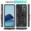 Custodia magnetica digitale Max Power per Xiaomi Mi 12 Lite con anello rotante, nera