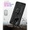 Max Power Digital Magnetic Case für Xiaomi Mi 11T/ 11T Pro Hülle mit Drehring Schwarz
