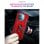 Capa magnética digital Max Power para Xiaomi Redmi 12c com anel giratório vermelho