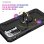 Custodia magnetica digitale Max Power per Xiaomi Redmi Note 10 Pro con anello rotante, nera
