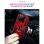 Capa magnética digital Max Power para Xiaomi Mi 13T/Mi 13T Pro com anel giratório vermelho