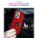 Capa magnética digital Max Power para Xiaomi Redmi Note 12 Pro Plus com anel giratório vermelho